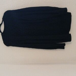 Black sweater dress
